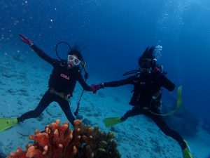 沖縄ダイビングライセンス講習水納島